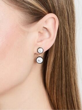 Roxanne Assoulin Back in Black Float Earrings firm price